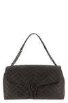 gg marmont large shoulder bag in quilted matelassé leather