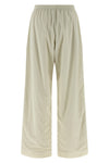 tracksuit joggers in wrinkled-effect technical fabric
