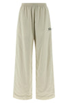 tracksuit joggers in wrinkled-effect technical fabric