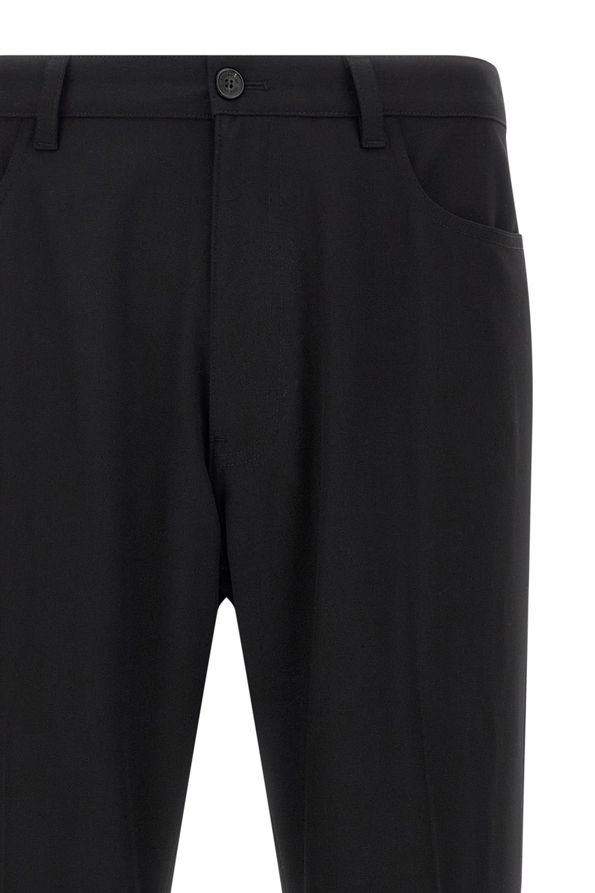 stretch wool twill pants