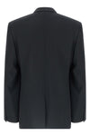 sartoriale standard single-breasted blazer in new black wool