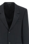 sartoriale standard single-breasted blazer in new black wool
