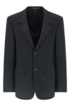 sartoriale standard single-breasted blazer in new black wool