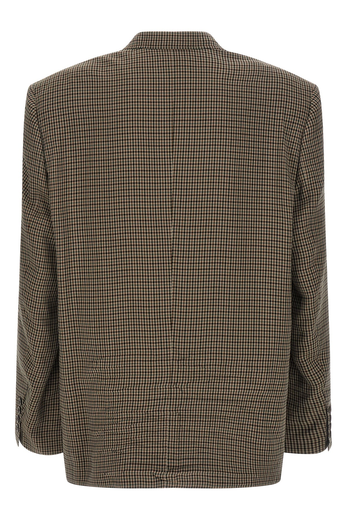 sb check print lyocell blazer