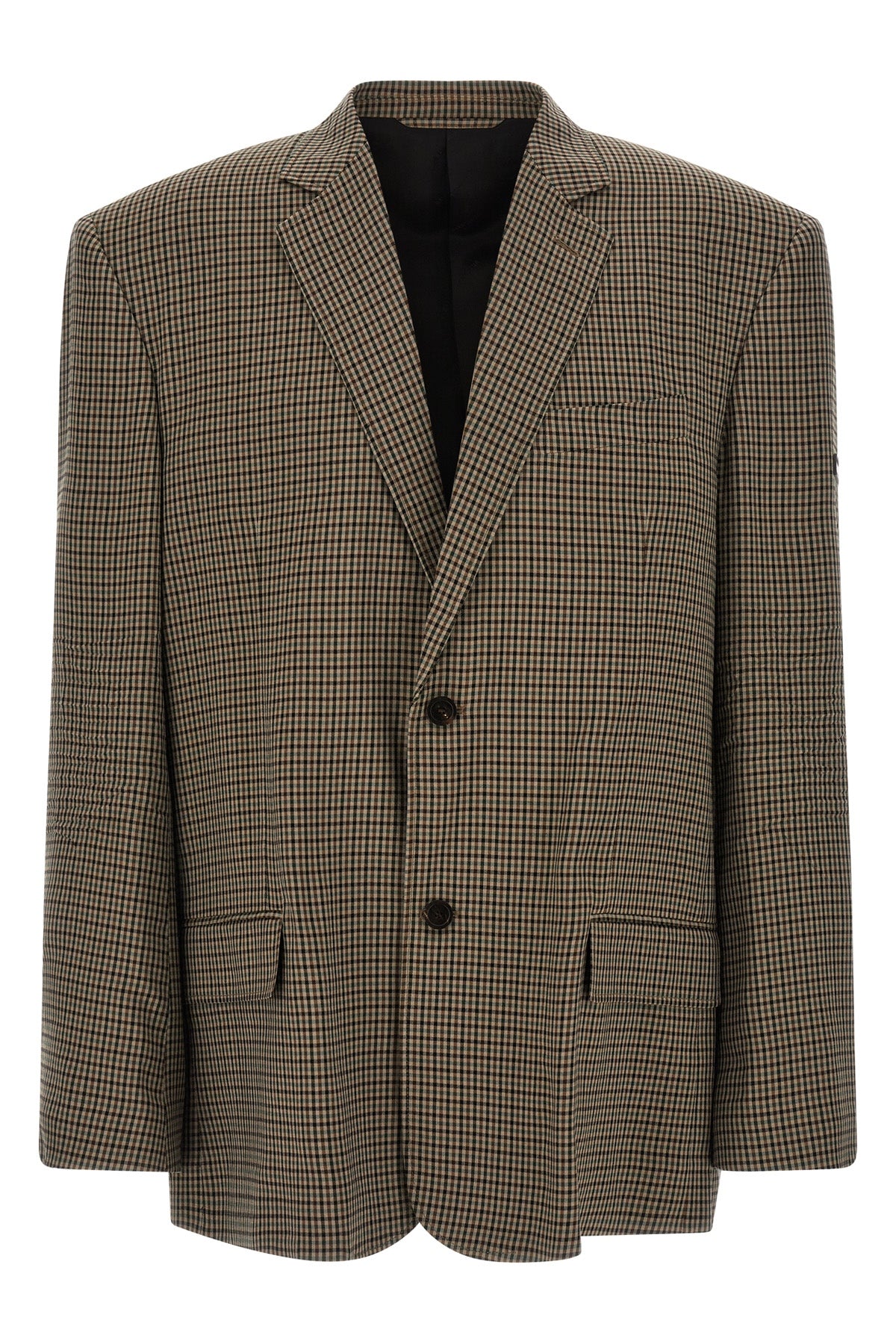 sb check print lyocell blazer