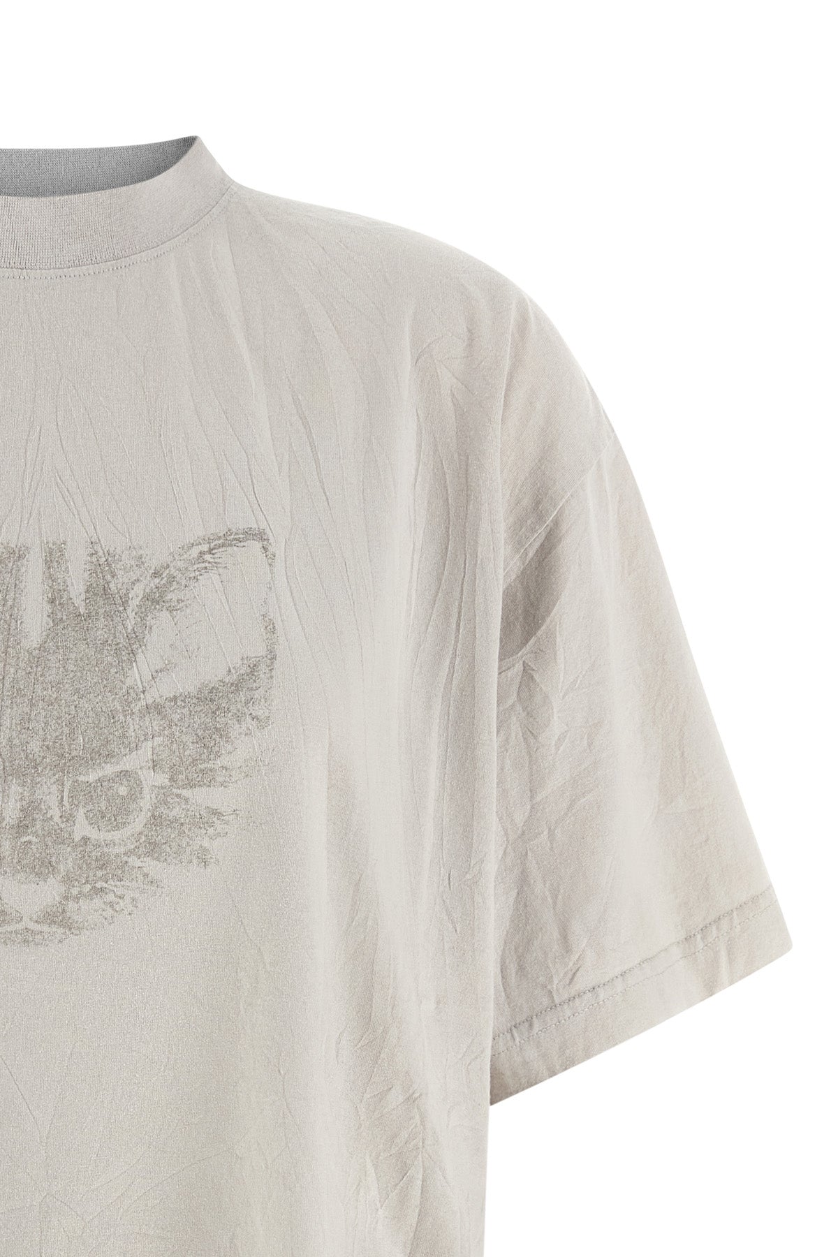 crinkled dry jersey cotton t-shirt
