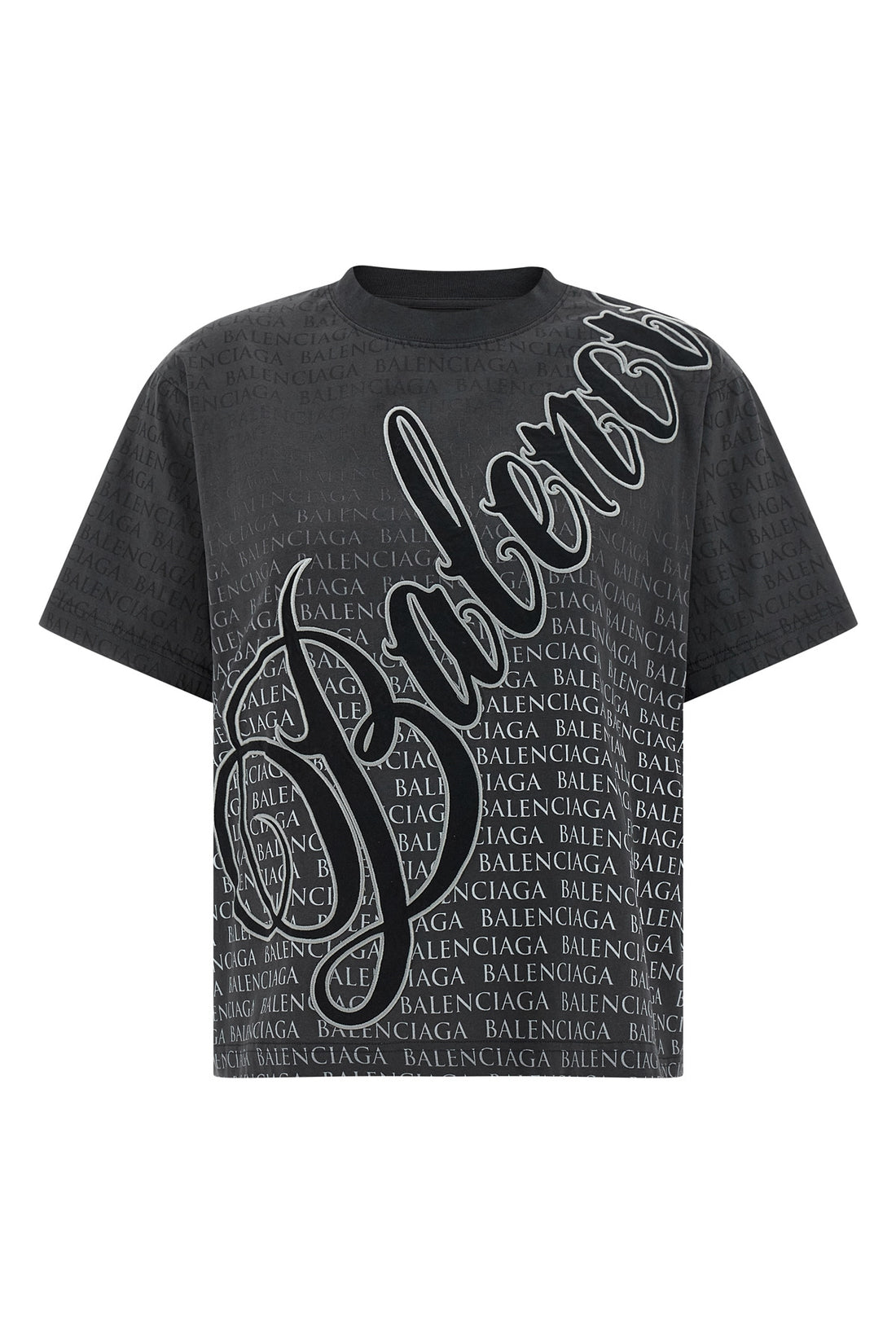 BALENCIAGA M washed-effect dry jersey t-shirt