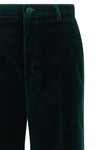 smooth velvet trousers