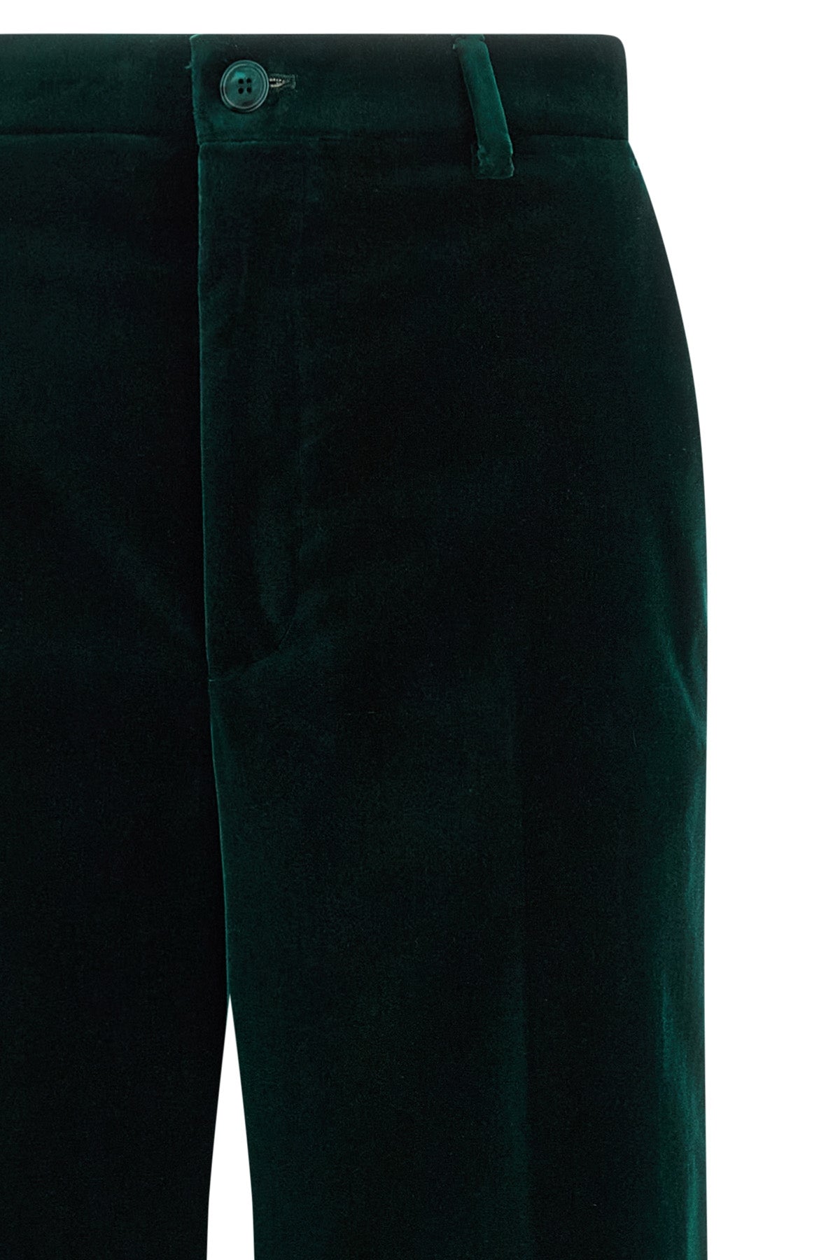 smooth velvet trousers