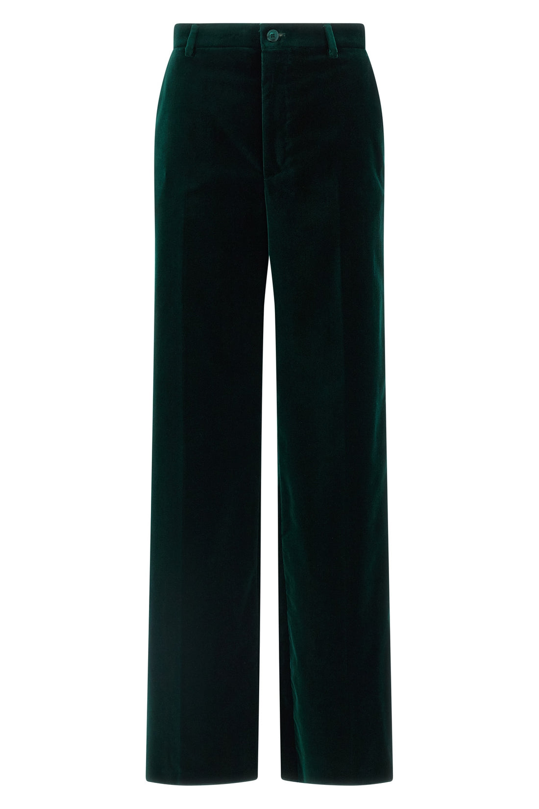 GUCCI 38 smooth velvet trousers