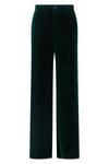 smooth velvet trousers