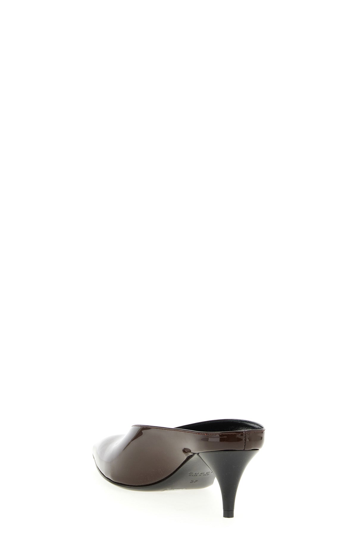 patent leather mules
