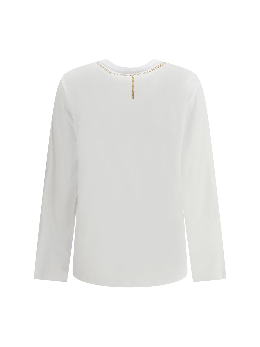 MARINE SERRE M trompe l’œil jewelry long-sleeve t-shirt