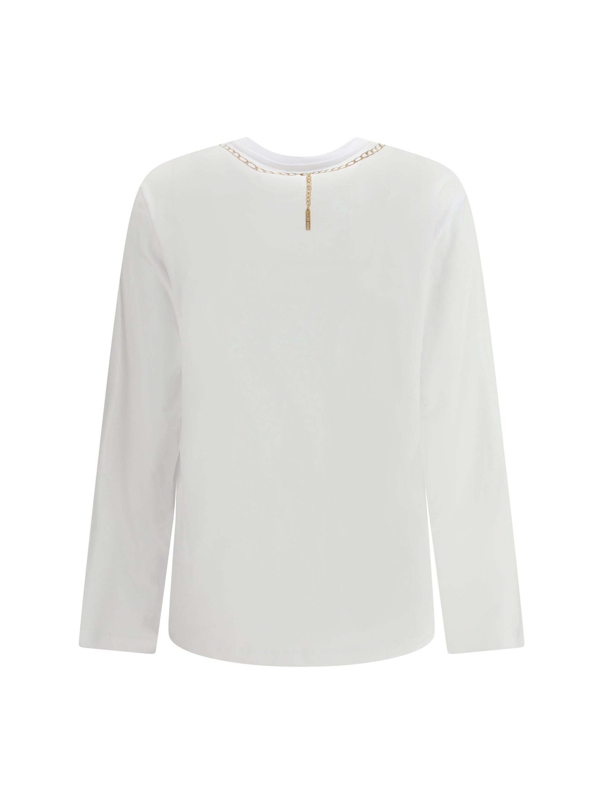 MARINE SERRE M trompe l’œil jewelry long-sleeve t-shirt