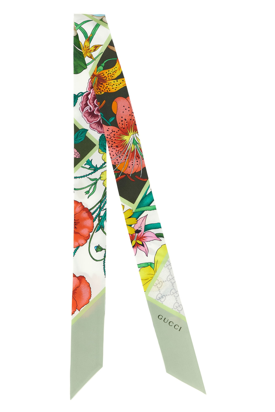GUCCI OS silk twill scarf