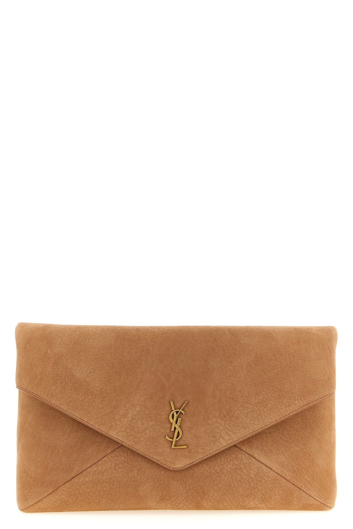 envelope maxi embossed leather clutch bag