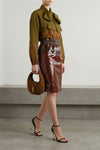 baby icarino suede handbag
