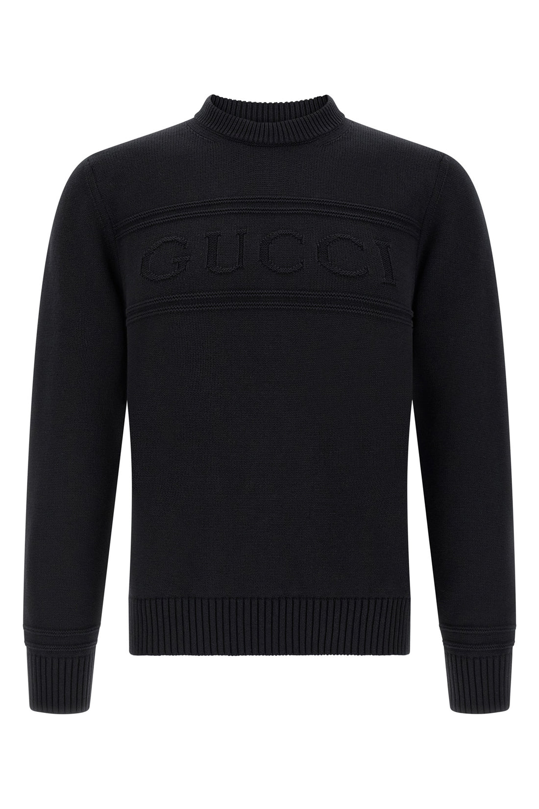 GUCCI L gucci cotton and wool knit sweater