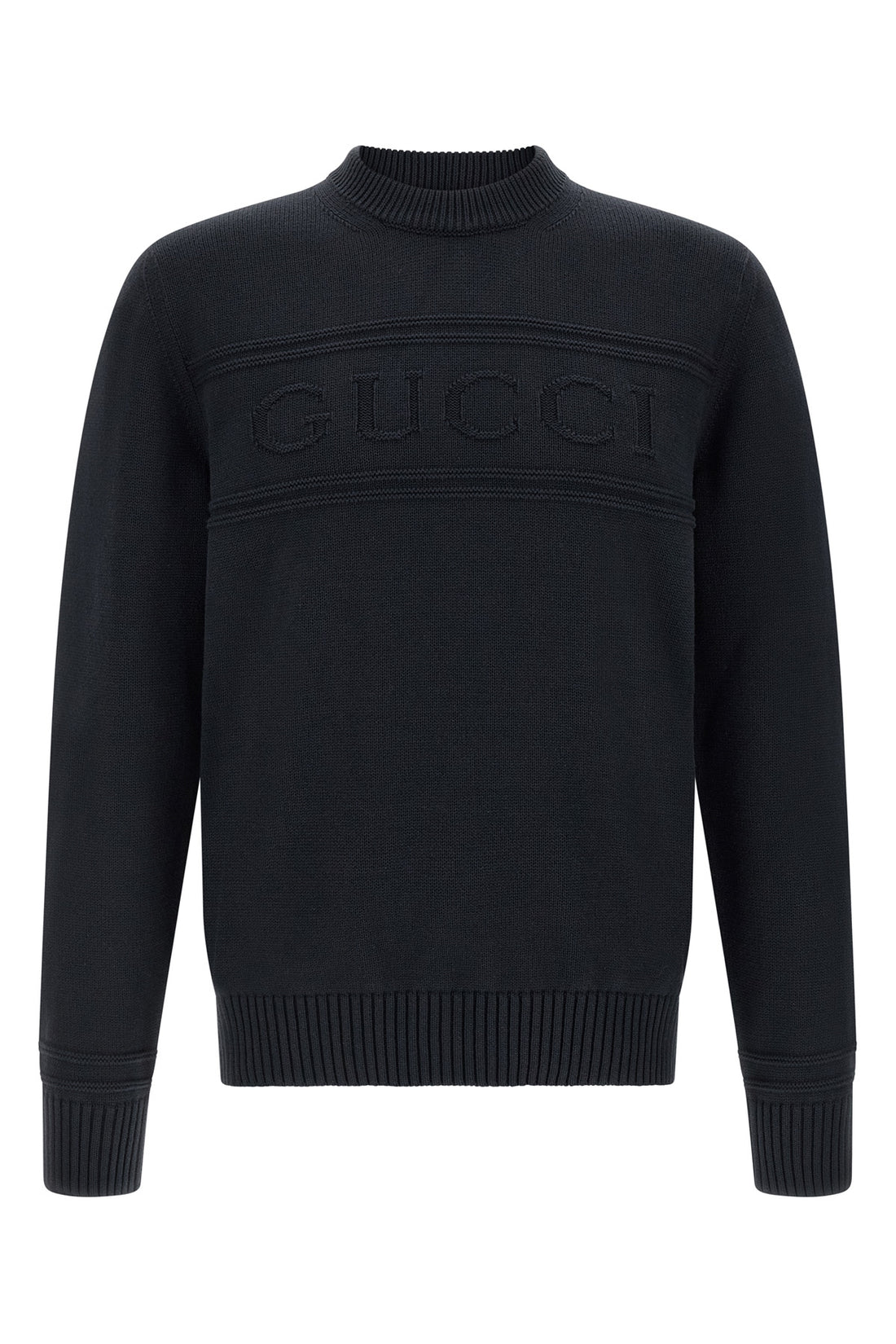 GUCCI L gucci cotton and wool knit sweater