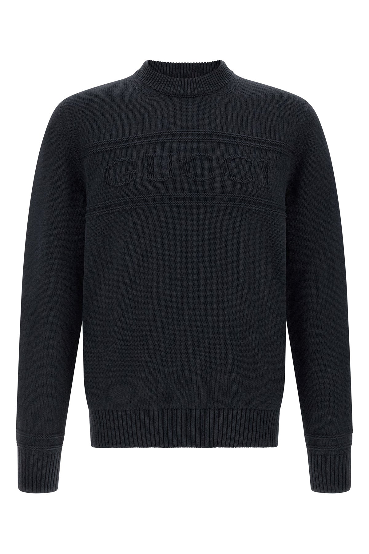 gucci cotton and wool knit sweater