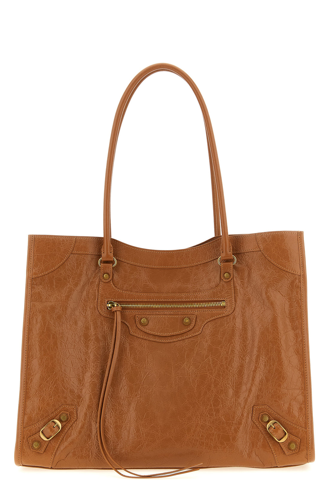 BALENCIAGA OS arena tote le city m shoulder bag in lambskin