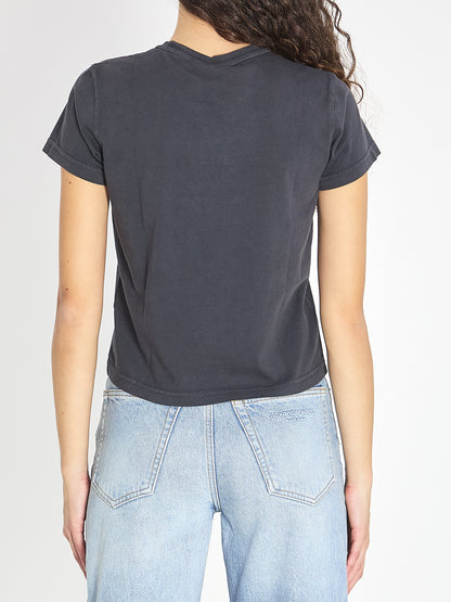 ALEXANDER WANG M t-shirt with logo and rhinestones
