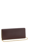 kate grain de poudre leather clutch