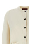 cardigan in wool and cashmere blend