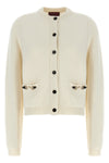 cardigan in wool and cashmere blend