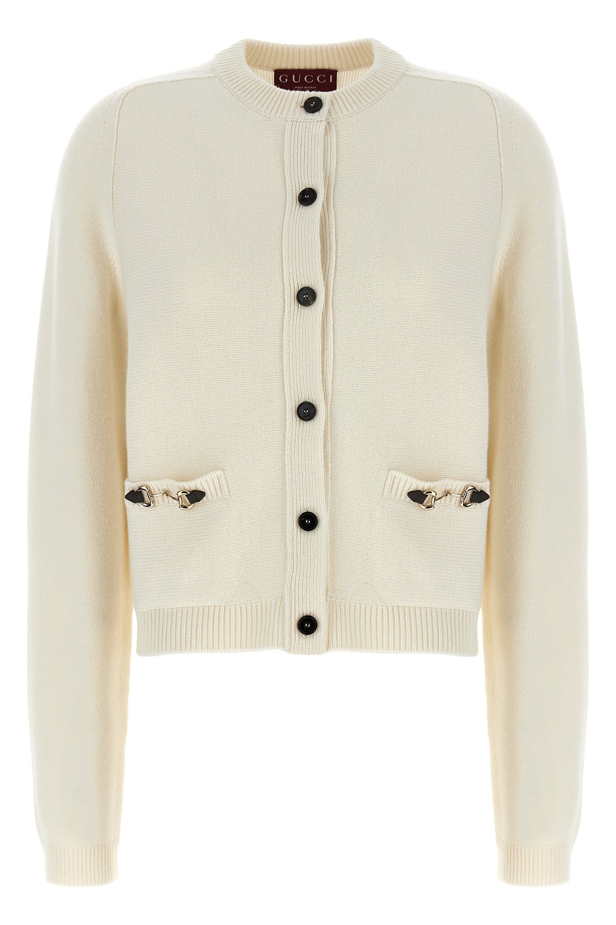 cardigan in wool and cashmere blend
