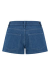 rigid cotton denim shorts