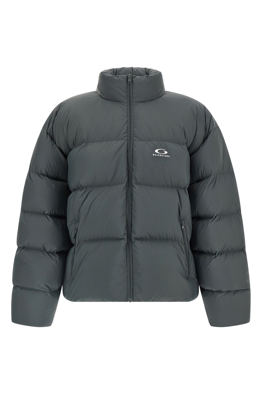 BALENCIAGA L standard down jacket in light quilted matte nylon