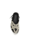 megalace leather mules