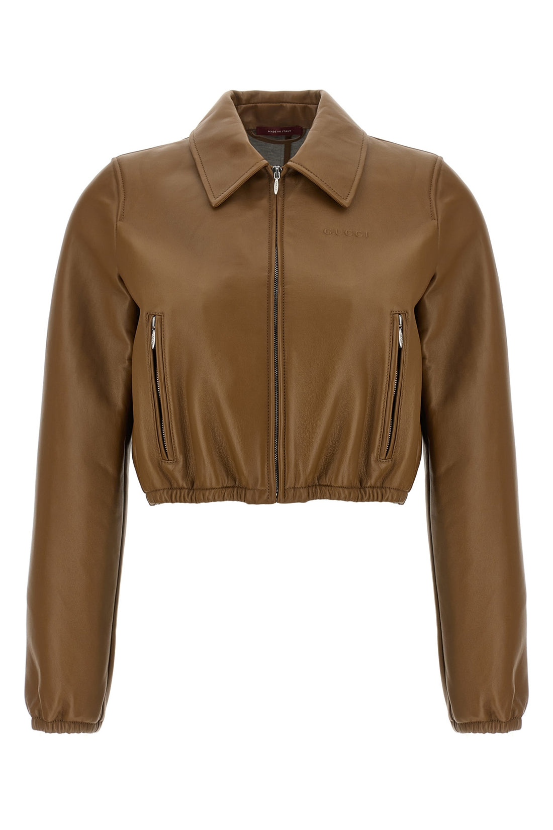 GUCCI 40 leather jacket coupled