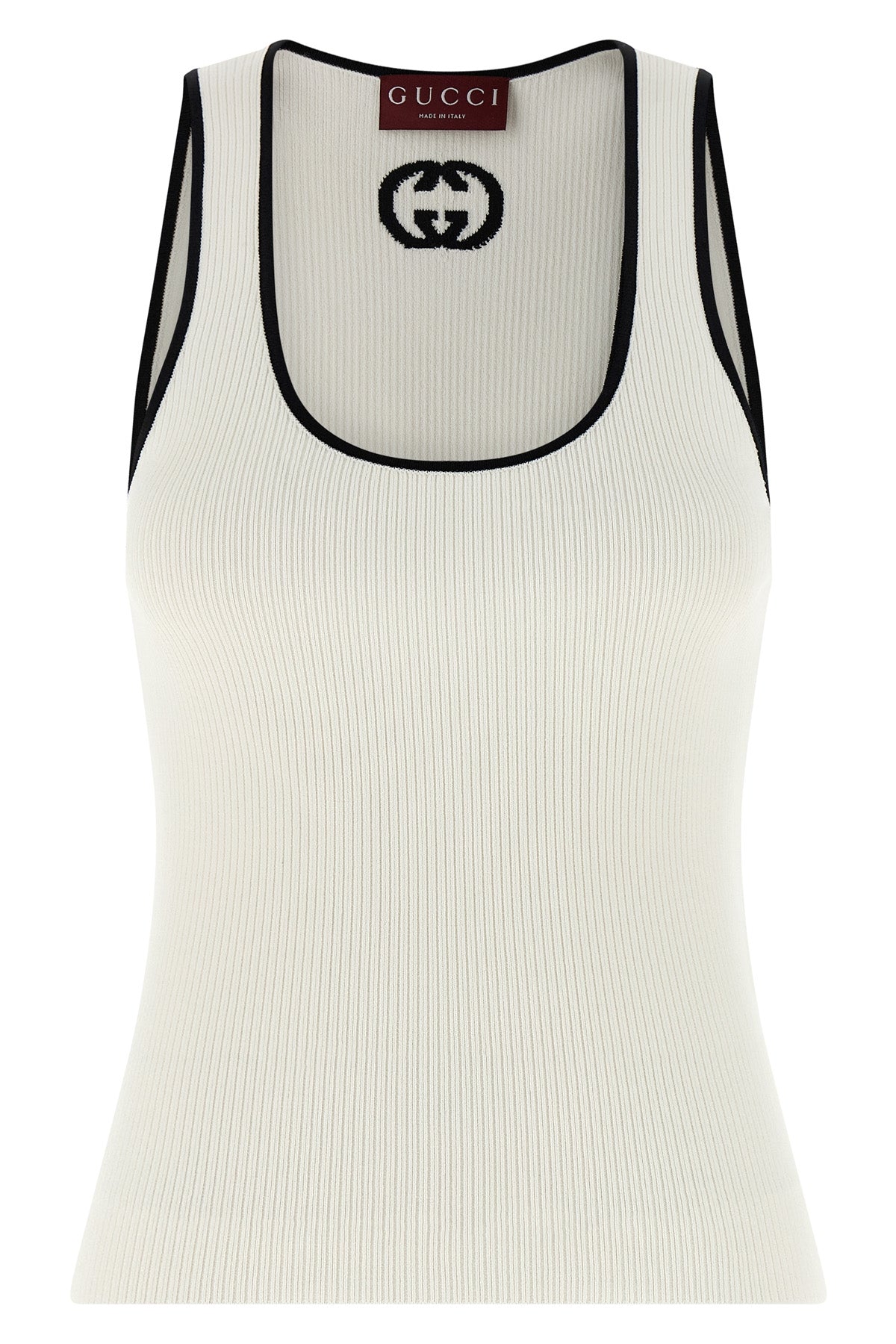 ribbed fine viscose tank top