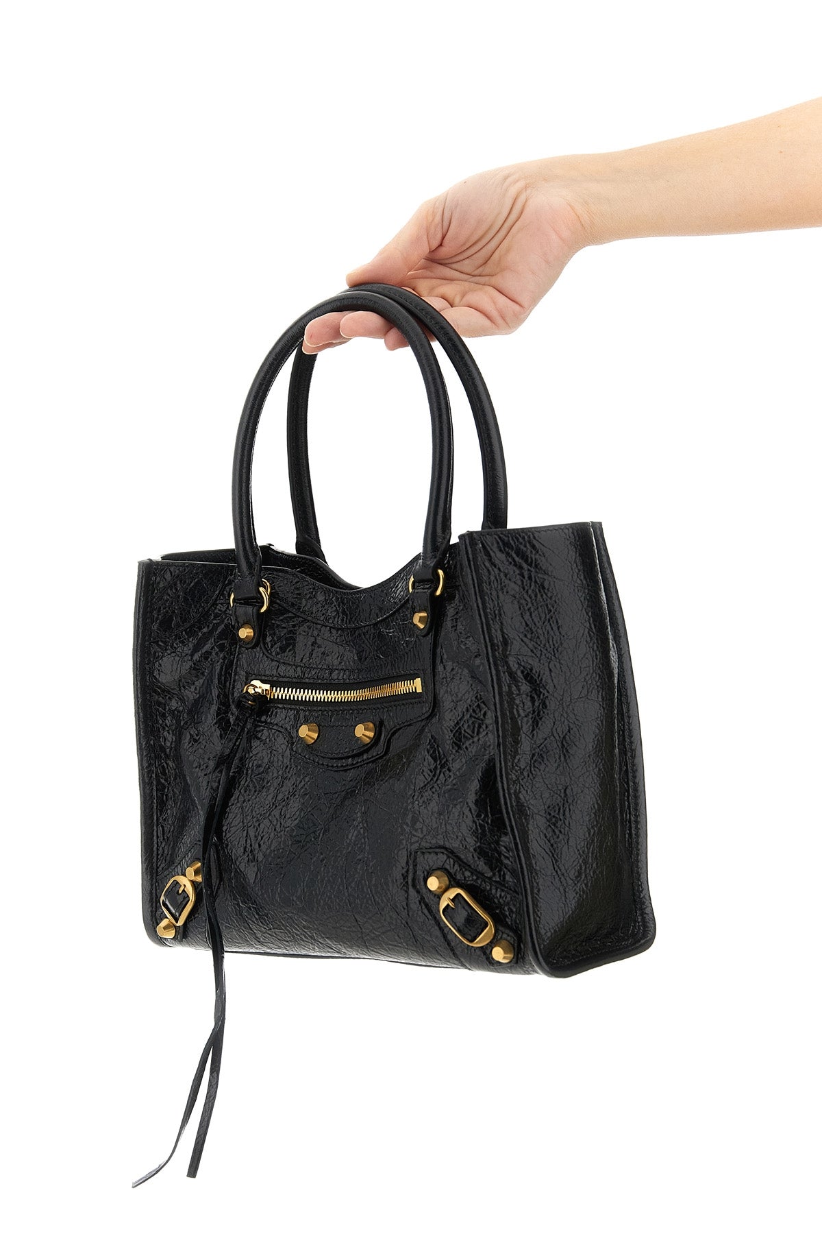 arena storico le city mini lambskin shopping bag