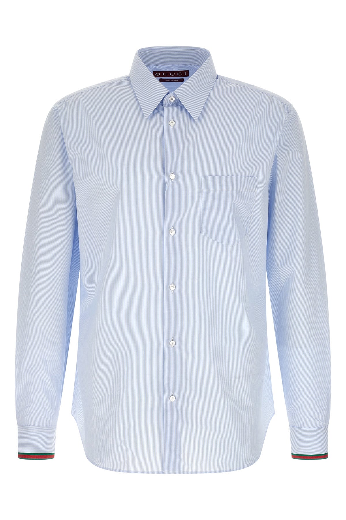 thin striped cotton shirt
