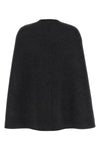 solid color wool and silk cape