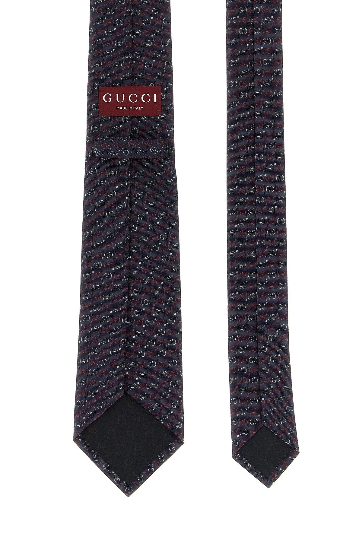 jacquard silk tie