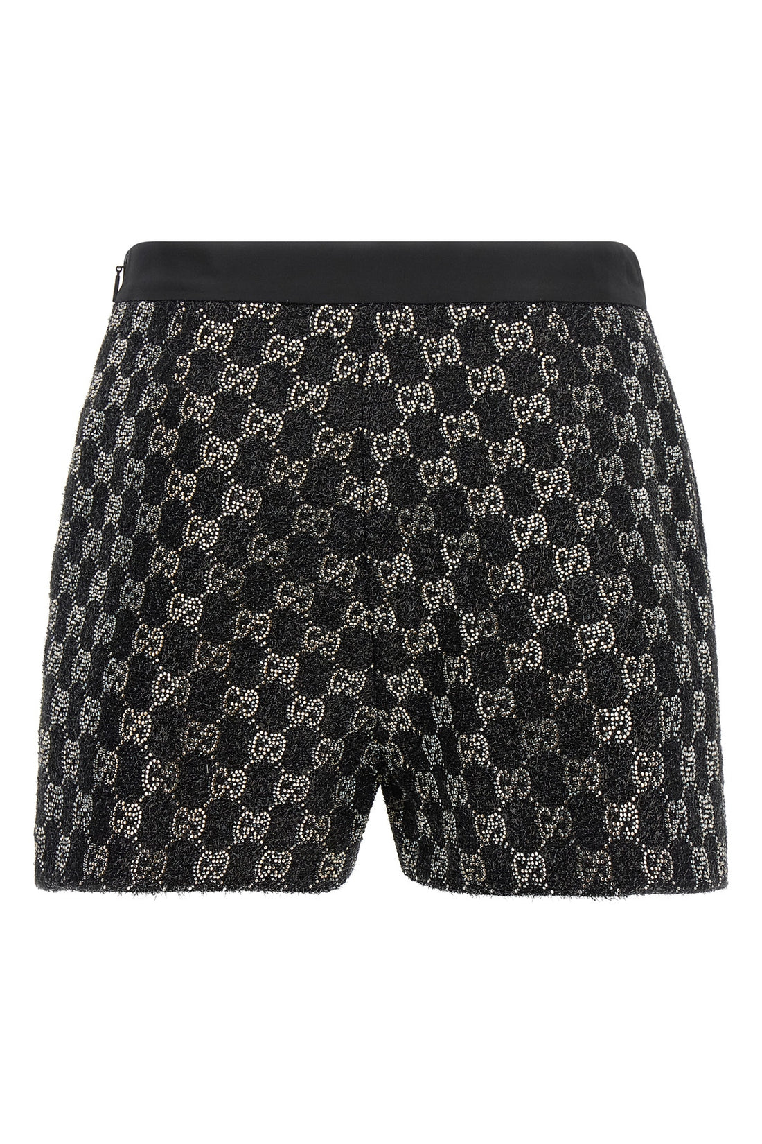 GUCCI 40 gucci shorts redefine evening elegance through a high-waisted tailored silhouett