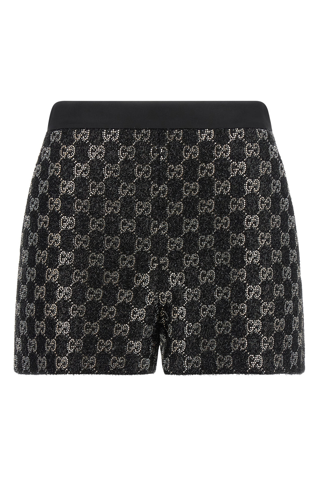 GUCCI 40 gucci shorts redefine evening elegance through a high-waisted tailored silhouett
