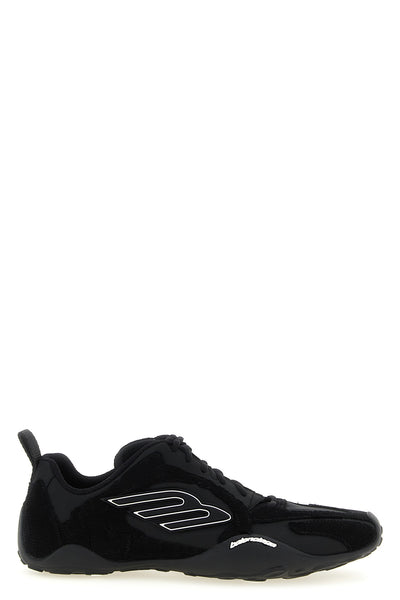 monday ultra sneakers in used-effect cotton and polyester blend
