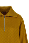 acetate and viscose jacquard gg sweater