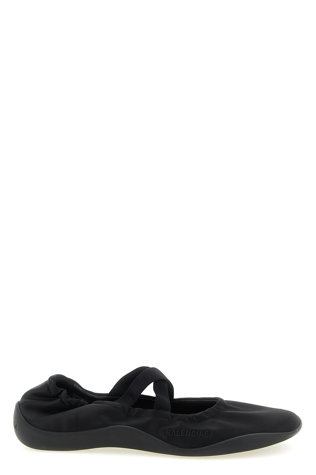 BALENCIAGA 37 shibuya satin ballet flats