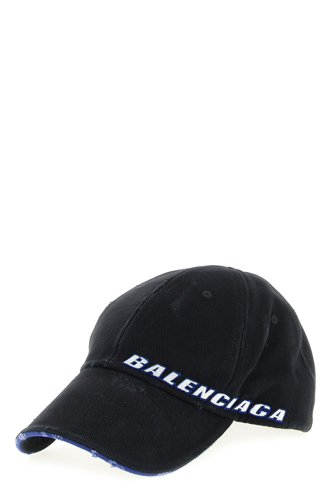 BALENCIAGA M used-effect cotton cap