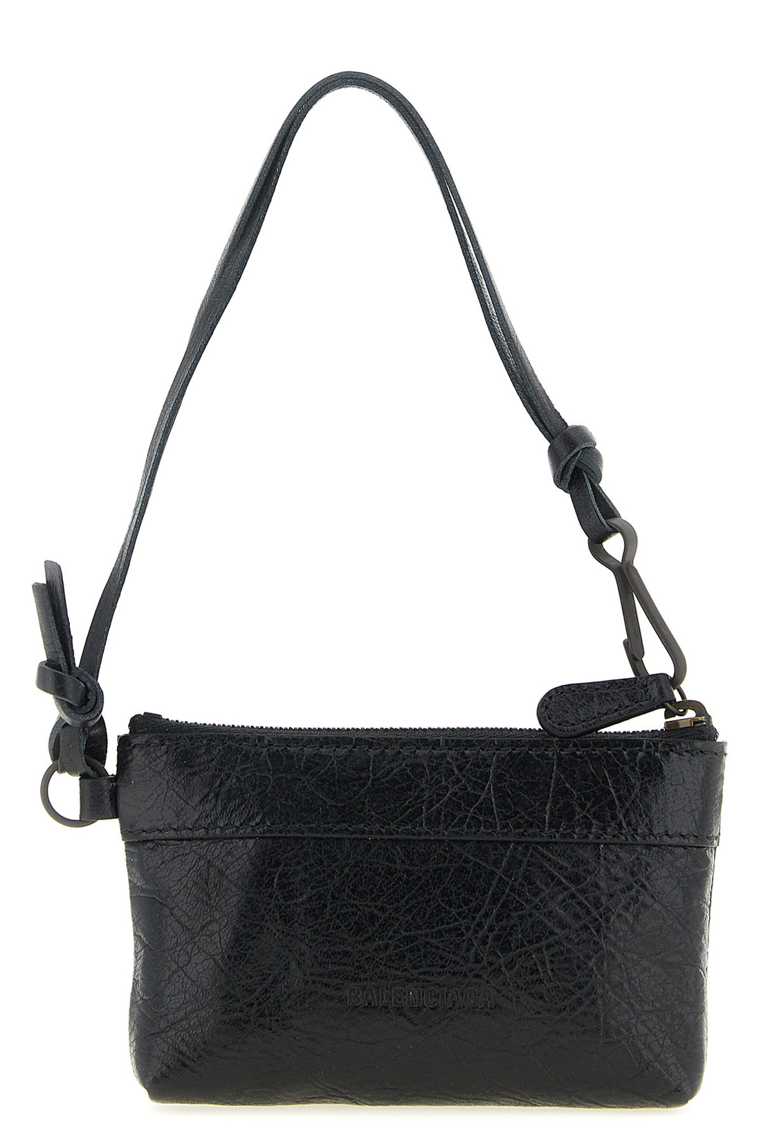BALENCIAGA OS arena le city lambskin clutch bag