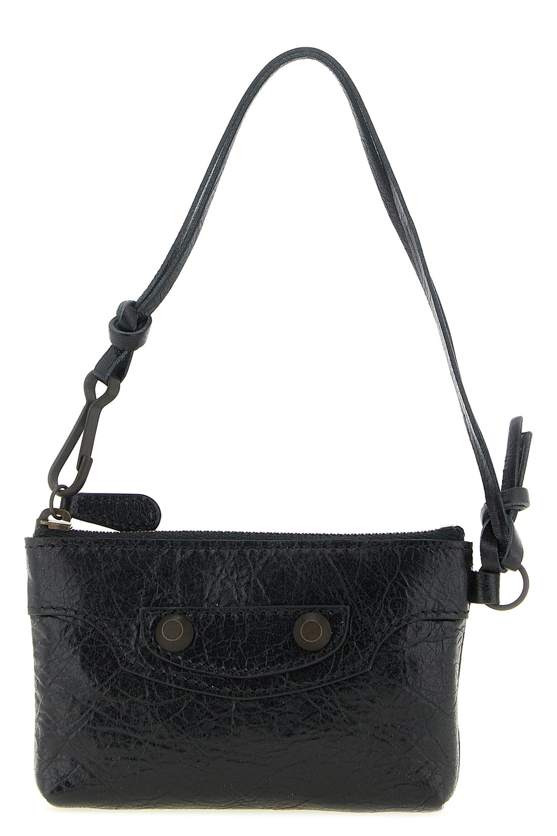 BALENCIAGA OS arena le city lambskin clutch bag