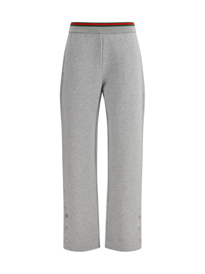 GUCCI S cotton jersey leisure trousers