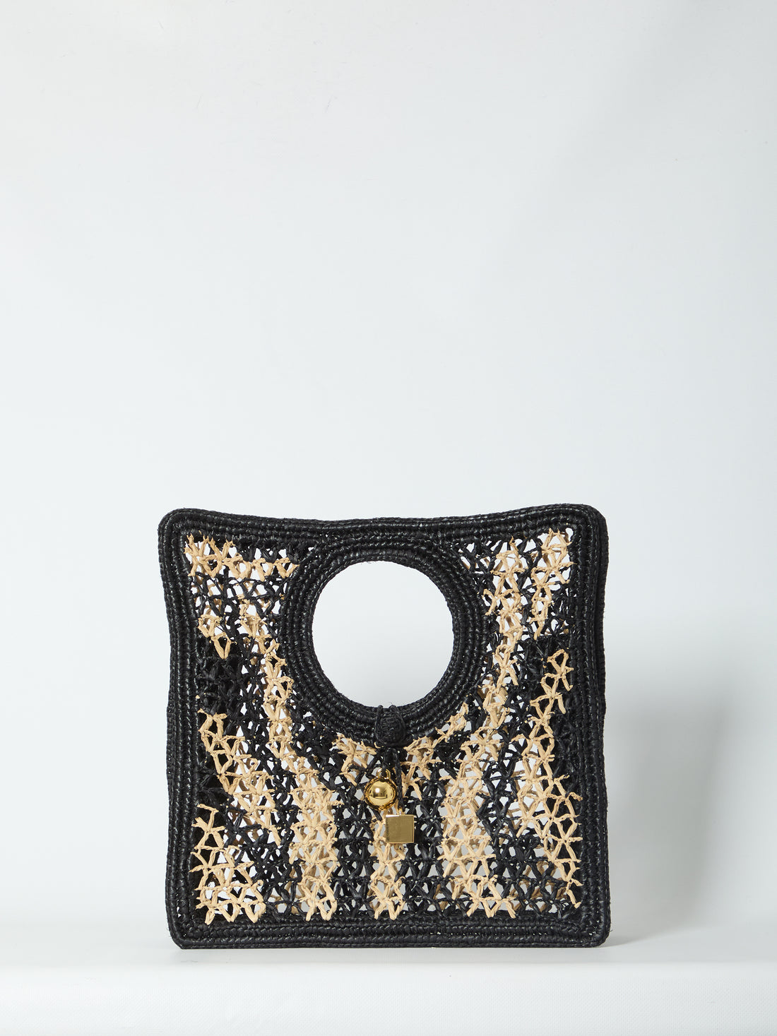 JACQUEMUS OS square beach bag
