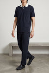 polo shirt in stretch cotton piqué